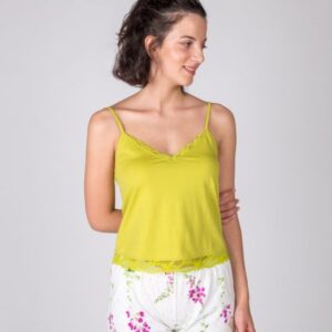 Moteriška pižama su šortais žalia Hays-Y20-621-501