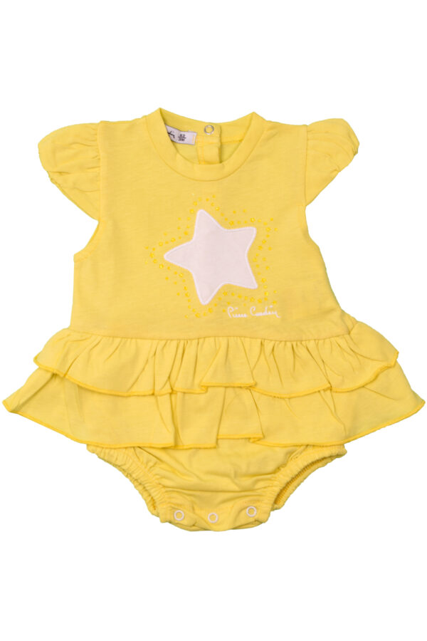 Body suknelė mergaitei geltona Pierre Cardin 301420g